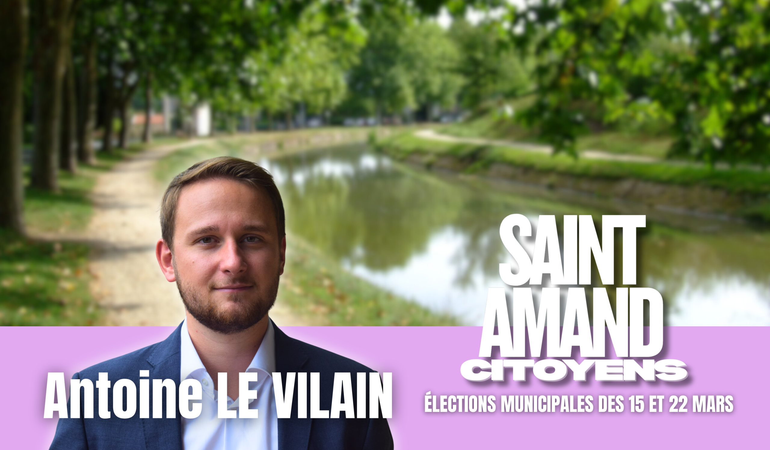 La liste citoyenne portée par Antoine Le Vilain.